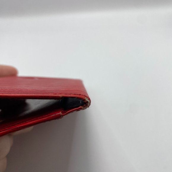 Louis Vuitton Red Epi Leather Porte 2 Cartes Vertical Card Case - Picture 7 of 7